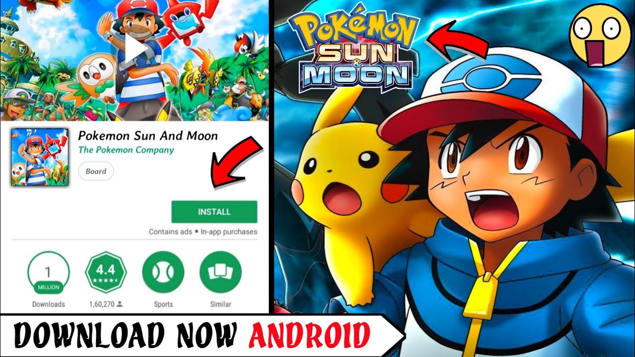 [400MB] Pokémon Ultra Sun and Moon Apk Download On Android