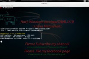 Hacking windows 7/8/8.1/10 using Metasploit Tutorial-By Spirit 6