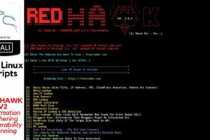 RED HAWK V2 - Kali Linux - Best Information Gathering Tool/Vulnerability Scanner 9